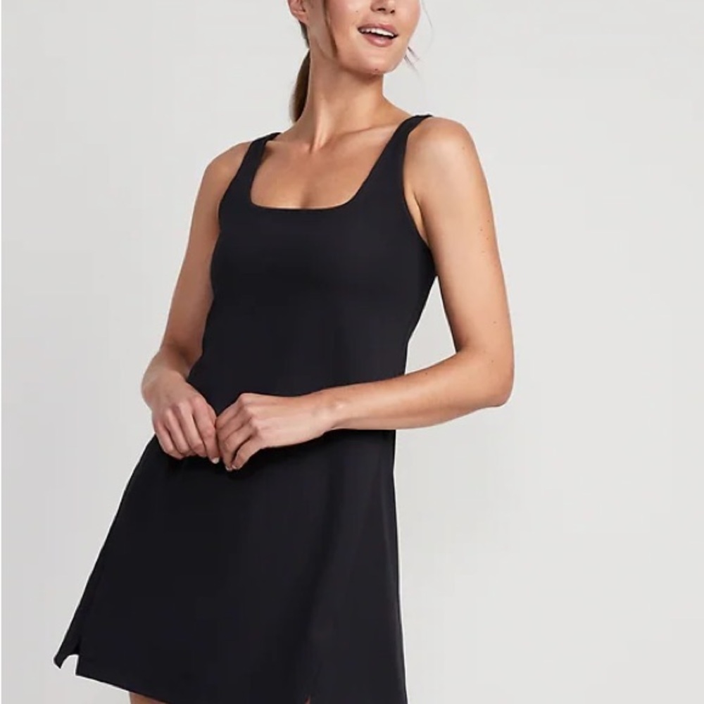Old Navy PowerSoft Square-Neck Athletic Dress
